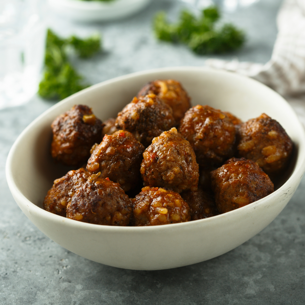 Honey Garlic Meatballs – Astor Apiaries