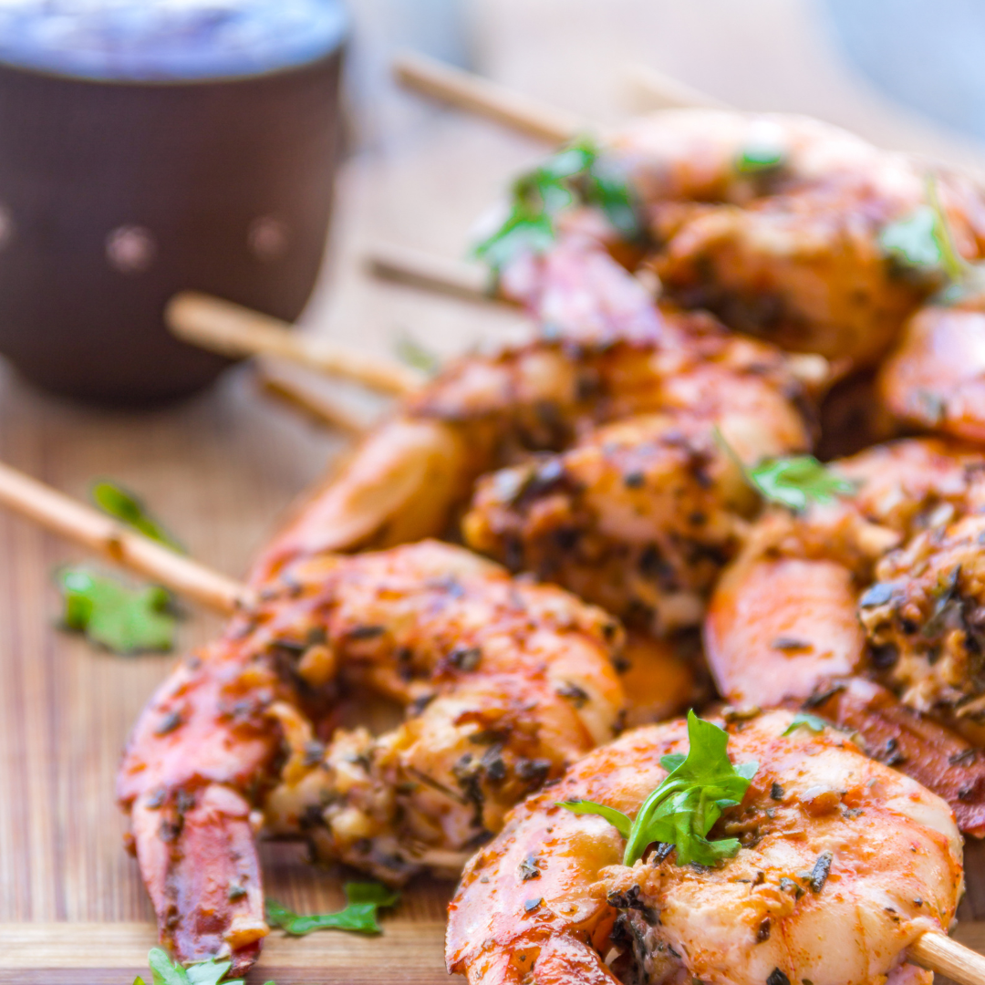 Honey-Brined Grilled Shrimp – Astor Apiaries