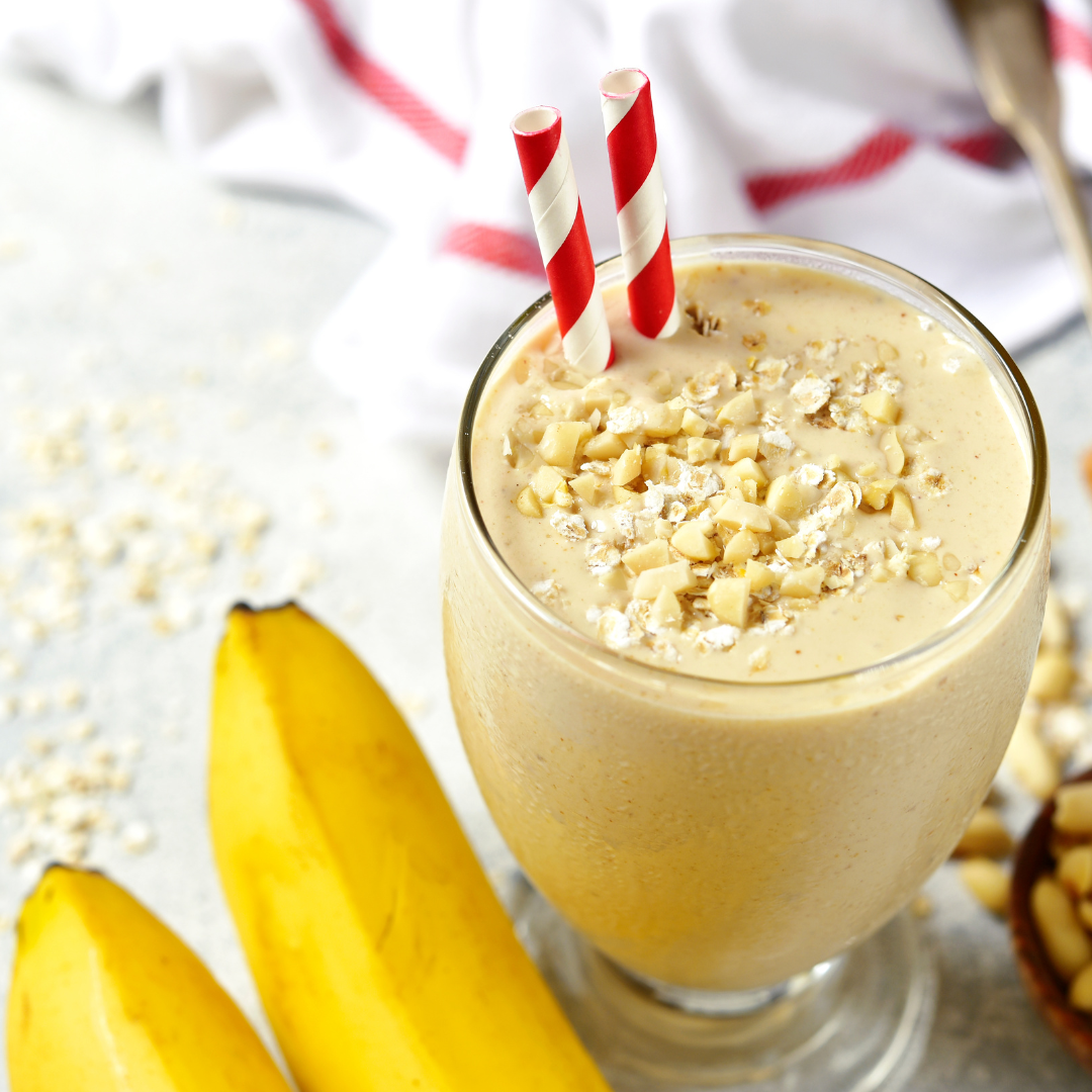 Peanut Butter and Honey Oat Smoothie Astor Apiaries