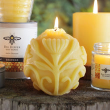 Load image into Gallery viewer, Beeswax Sphere Candle