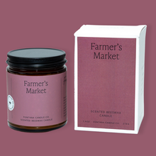 Load image into Gallery viewer, Farmer's Market Essential Oil Beeswax Jar Candle