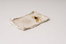 Load image into Gallery viewer, Harvest + Harmony Honey Oatmeal Goat Milk Soap on Soap Dish