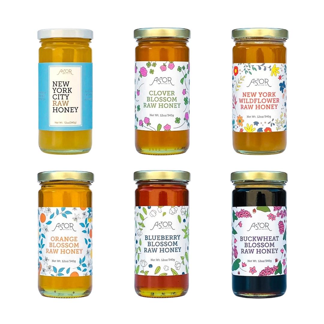 Ultimate Raw Honey Flight Astor Apiaries