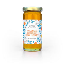 Load image into Gallery viewer, Astor Apiaries Orange Blossom Raw Honey 12oz Jar