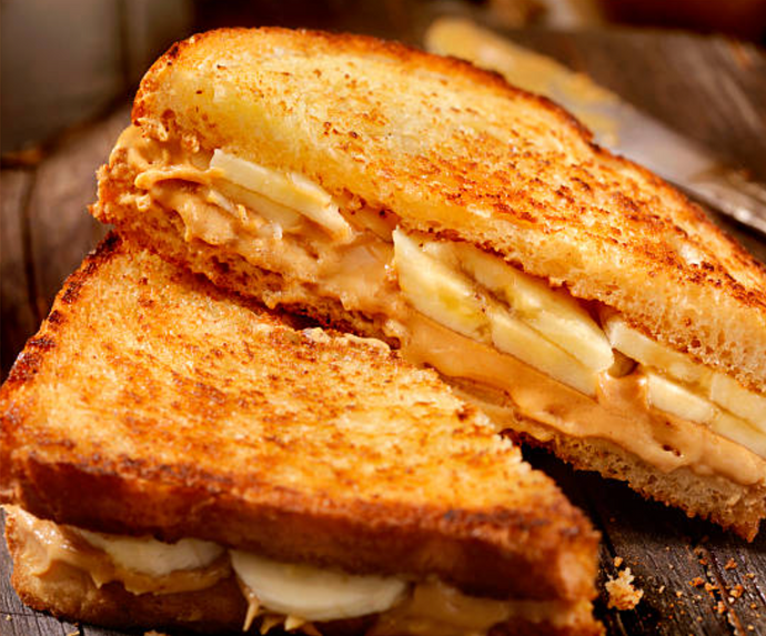 Honey Banana Grilled Cheese Sandwich