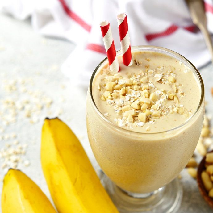 Peanut Butter and Honey Oat Smoothie