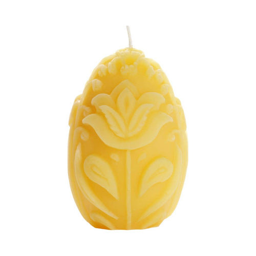 Beeswax Egg Pillar