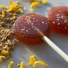 Load image into Gallery viewer, Plants &amp; Planets Lollipops - Honey Ginger &amp; Lemon