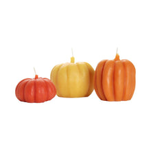 Load image into Gallery viewer, Beeswax Pumpkin Candles