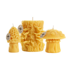 Load image into Gallery viewer, Beeswax Mushroom Candles