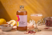 Load image into Gallery viewer, Rose Honey Lemon Cocktail and Mocktail Mixer, 16 fl oz