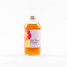 Load image into Gallery viewer, Rose Honey Lemon Cocktail and Mocktail Mixer, 16 fl oz