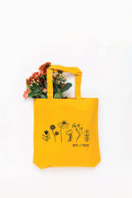 Load image into Gallery viewer, Bees + These Eco Friendly Canvas Tote Bag | Summer Gift | Reusable Bag