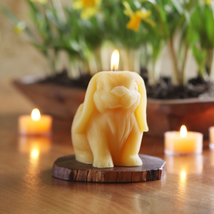 Beeswax Bunny Candle