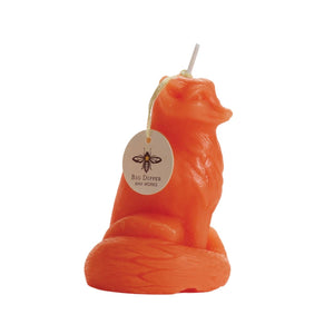 Beeswax Fox Candle