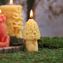 Load image into Gallery viewer, Beeswax Mushroom Candles