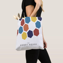 Load image into Gallery viewer, The Honey House Honeycomb Tote Bag