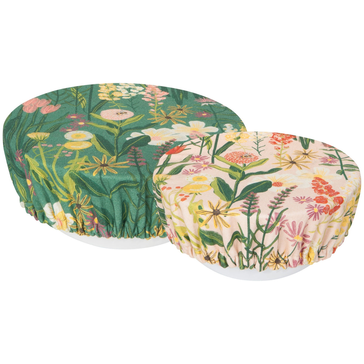 Bees & Blooms Bowl Covers Set of 2 – Astor Apiaries