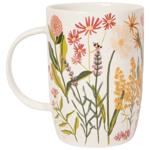 Mug Tall Bees & Blooms