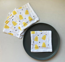 Load image into Gallery viewer, Cotton Bee Napkins