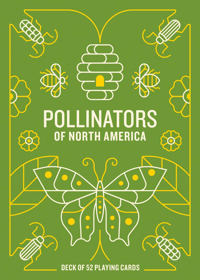 Pollinators of North America - Deck: 52 Playing Cards