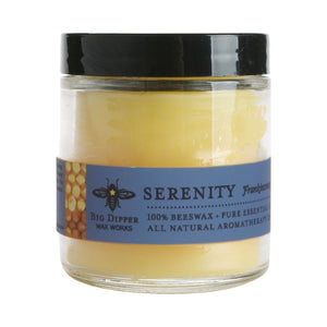 Beeswax Aromatherapy Apothecary Glass Candle