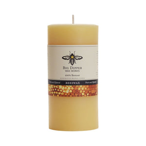 Pure Beeswax Pillar Candle