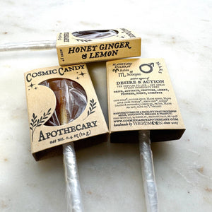 Plants & Planets Lollipops - Honey Ginger & Lemon