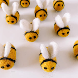 Felt Honey Bee