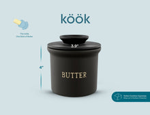 Load image into Gallery viewer, Kook French Butter Keeper Dish, Ceramic
