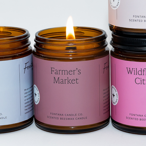 Farmer's Market Essential Oil Beeswax Jar Candle