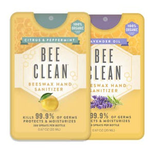 Bee Clean Organic Beeswax Hand Sanitizer
