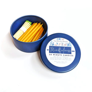 Mindfulness 20 Minute Beeswax Candles