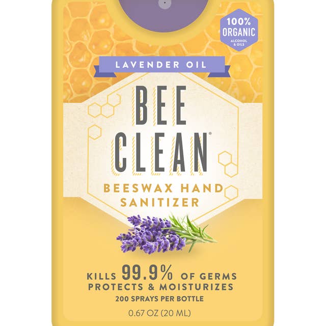 Bee Clean Organic Beeswax Hand Sanitizer