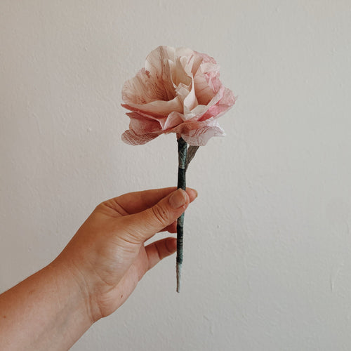 Marbled Paper Roses Workshop