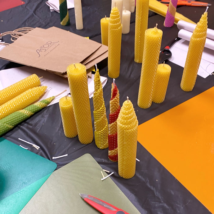 Rolled Beeswax Candle Workshop, 4/19/24