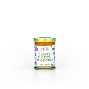 Astor Apiaries Clover Blossom Raw Honey 3oz Jar
