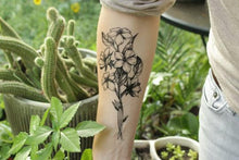 Load image into Gallery viewer, Floral Cluster Temporary Tattoo - Astor Apiaries