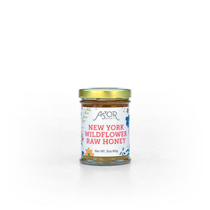 Astor Apiaries New York Wildflower Raw Honey 3oz Jar