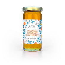 Load image into Gallery viewer, Astor Apiaries Orange Blossom Raw Honey 12oz Jar