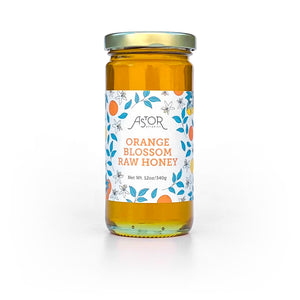 Astor Apiaries Orange Blossom Raw Honey 12oz Jar