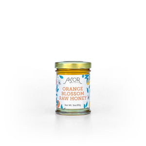 Astor Apiaries Orange Blossom Raw Honey 3oz Jar